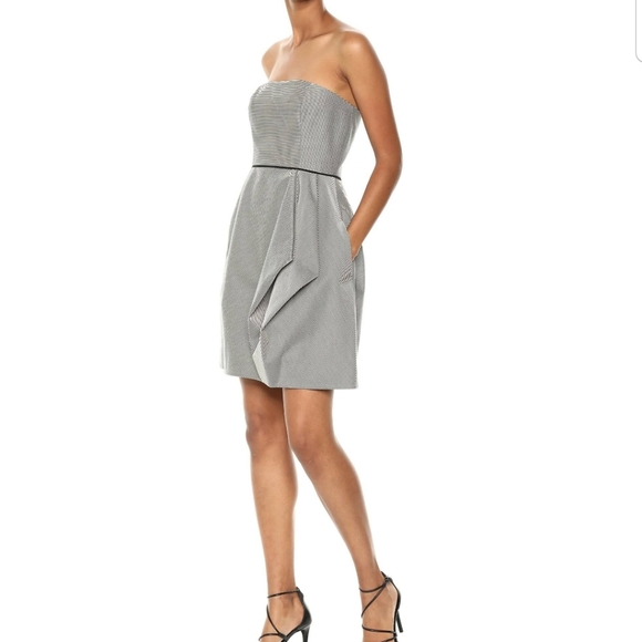 halston heritage cocktail dress
